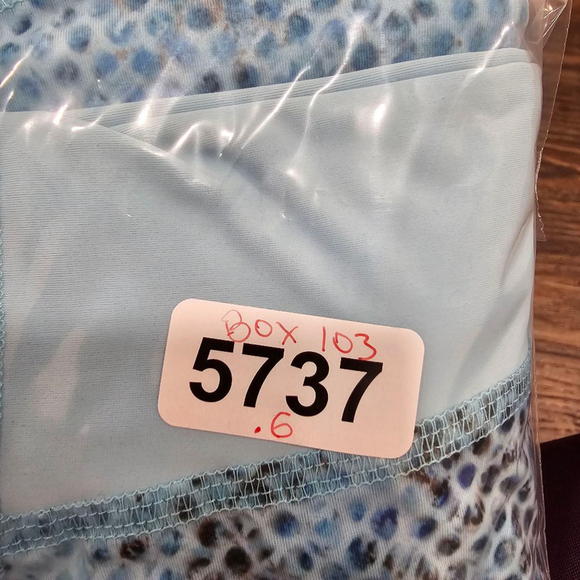 NUX Leggings Small Blue Black Snake Print - Picture 10 of 10